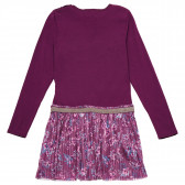 Rochie violet cu flori, pentru fete Idexe 183484 2
