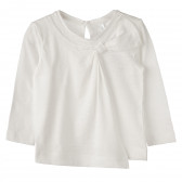Bluză din bumbac, cu fundiță, pentru fete Idexe 183536 