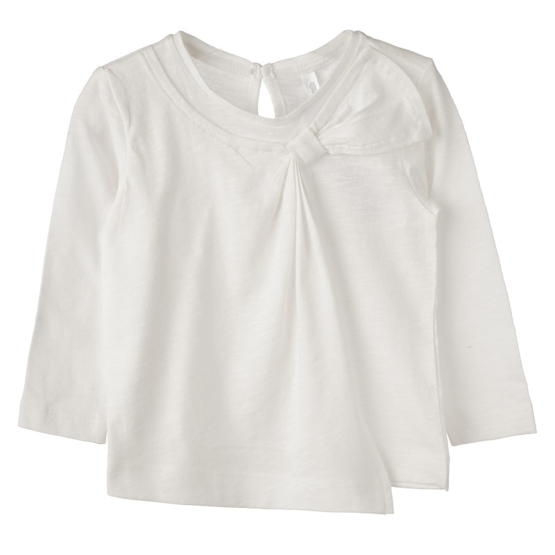 Bluză din bumbac, cu fundiță, pentru fete  183536