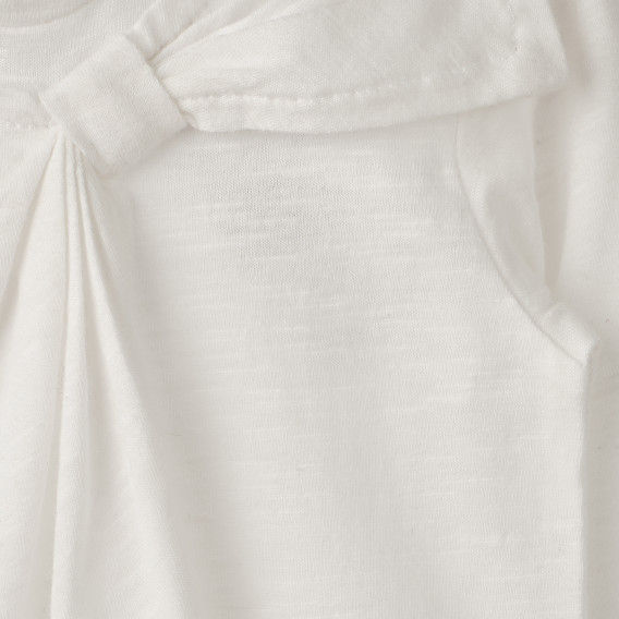 Bluză din bumbac, cu fundiță, pentru fete Idexe 183537 2