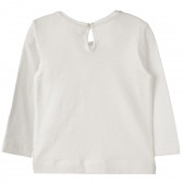 Bluză din bumbac, cu fundiță, pentru fete Idexe 183539 4