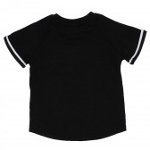 Tricou pentru bebeluși, din bumbac, negru Idexe 183571 4