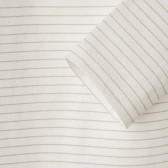 Tricou alb din bumbac cu mânecă lungă, pentru băieți Idexe 183582 3
