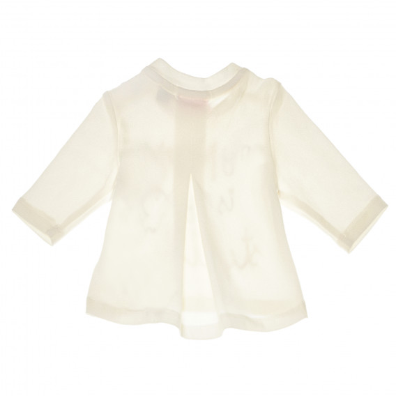 Bluză cu mânecă lungă pentru bebeluși cu imprimeu captivant, ecru Chicco 183589 2