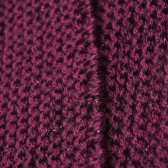Fular circular tricotat violet, acrilic pentru fete Idexe 183947 2