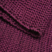 Fular circular tricotat violet, acrilic pentru fete Idexe 183950 5