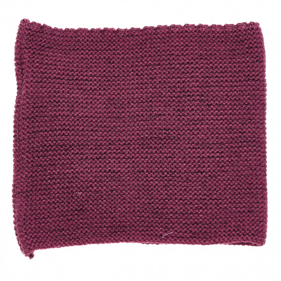 Fular circular tricotat violet, acrilic pentru fete Idexe 183951 6