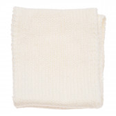 Fular tricot alb pentru fete Idexe 183955 