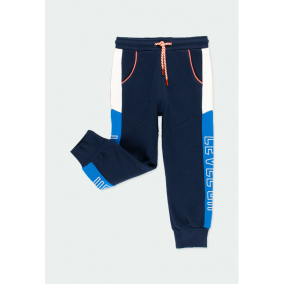 Pantaloni sport cu accente de culoare pentru băieți Boboli 184100 2