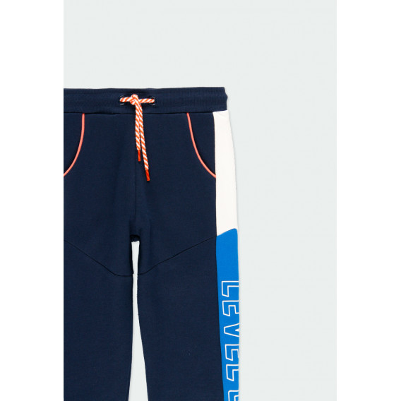 Pantaloni sport cu accente de culoare pentru băieți Boboli 184102 6