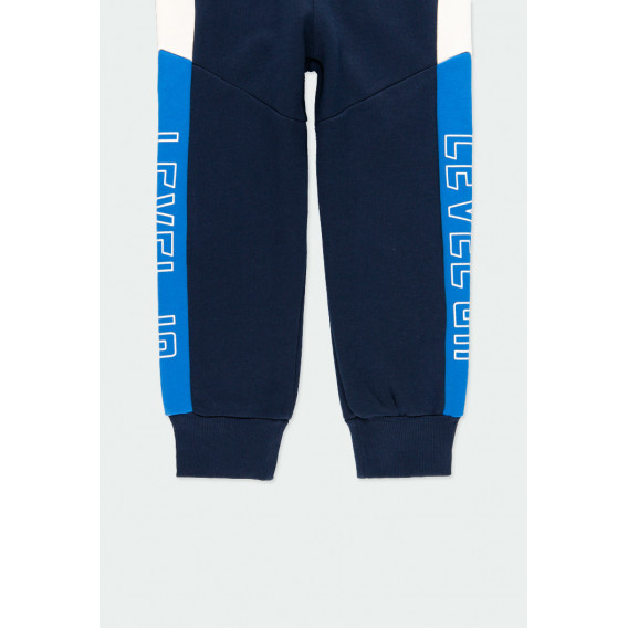Pantaloni sport cu accente de culoare pentru băieți Boboli 184103 9