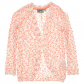 Cardigan de culoare coral, pentru fete Your Fashion Trend 184126 