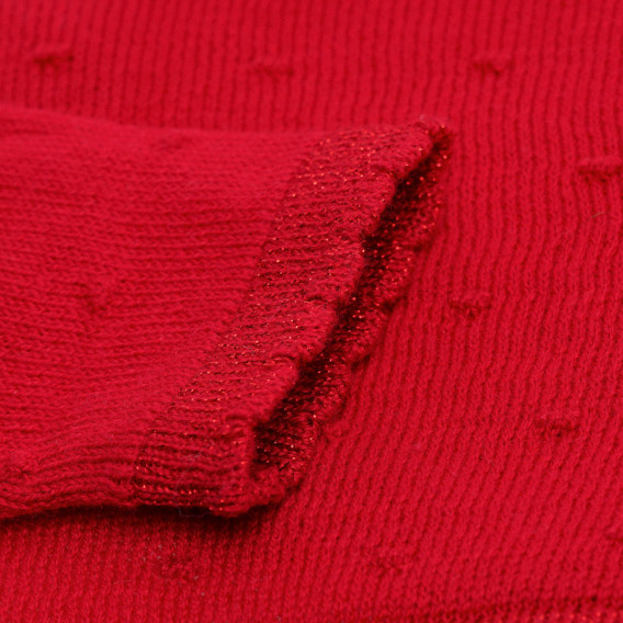 Cardigan roșu scurt pentru bebeluși Idexe 184332 4