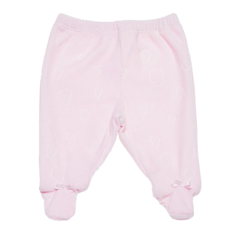 Pantaloni cu botoșei, roz  184586