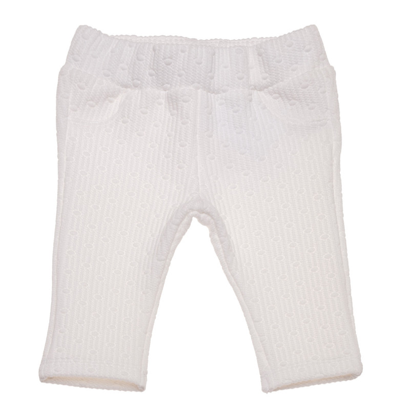 Pantaloni pentru bebeluși, albi  184666