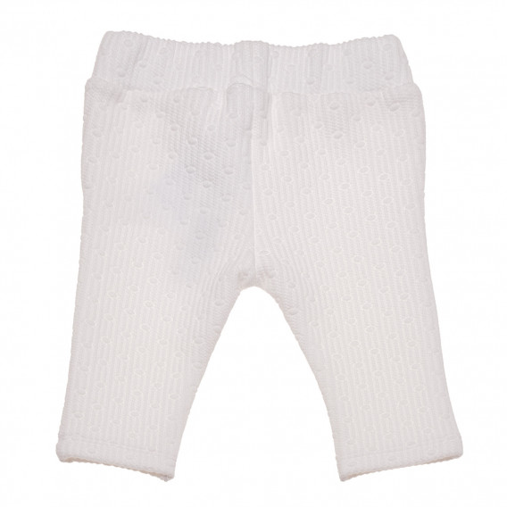 Pantaloni pentru bebeluși, albi Idexe 184667 2