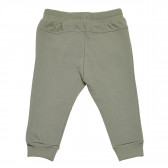 Pantaloni verzi cu buzunar cangur, pentru bebeluși Birba 184679 2