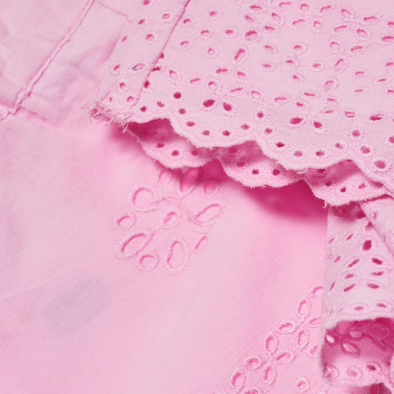 Pantaloni scurți din bumbac pentru bebeluși, roz Chicco 185034 4