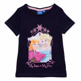 Set din două tricouri de bumbac, pentru fete, multicolor Frozen 185425 