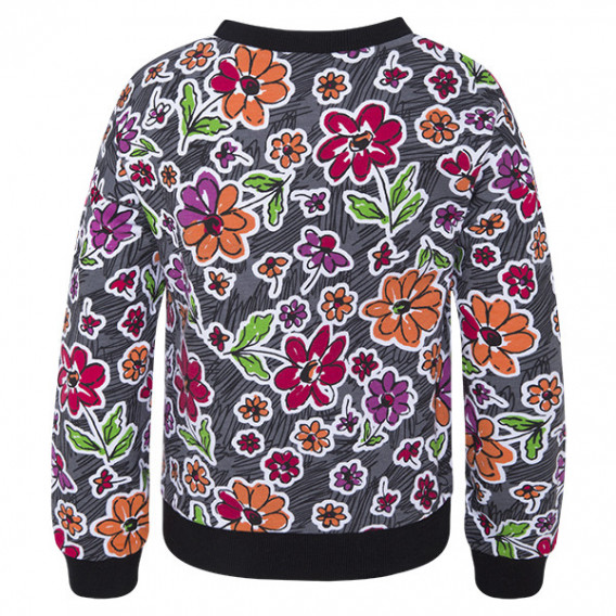 Bluză cu mânecă lungă cu motive florale pentru fete Tuc Tuc 1855 2