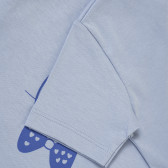 Tricou din bumbac pentru bebeluși cu imprimeu de iepuraș, albastru PIPPO&PEPPA 185958 4