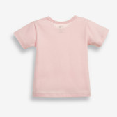 Tricou din bumbac pentru bebeluși cu imprimeu de iepuraș, roz PIPPO&PEPPA 185964 2