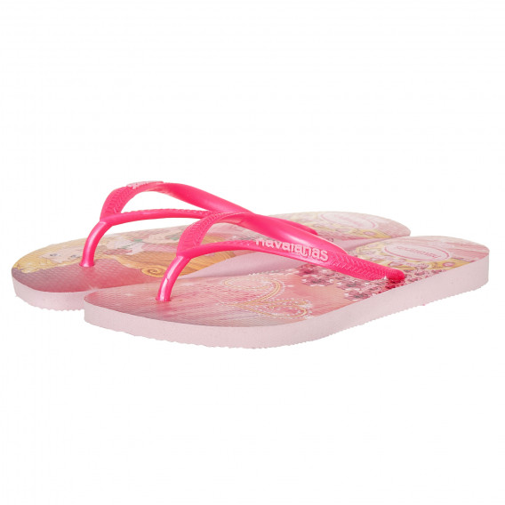 Flip flops cu printesa Aurora pentru fete, roz Disney 186440 