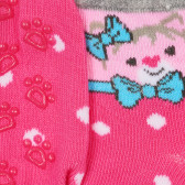 Set de trei perechi de șosete pentru fetițe, multicolore YO! 186663 5