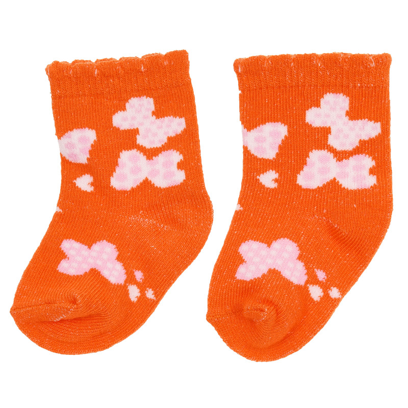 Șosete portocalii pentru fetițe  186735