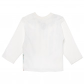 Bluză albă cu mâneci lungi pentru băieți Chicco 186937 2