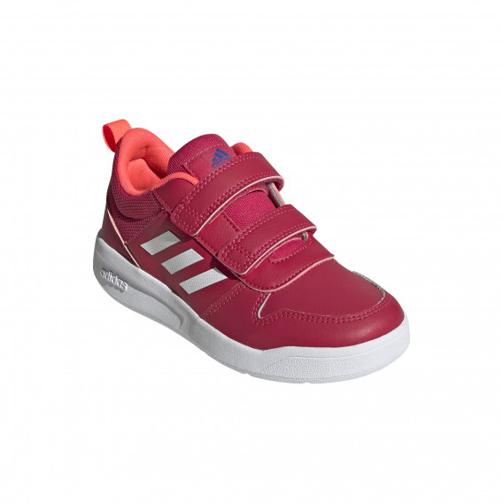 Teniși din piele Adidas cu velcro, roșii Adidas 187429 4