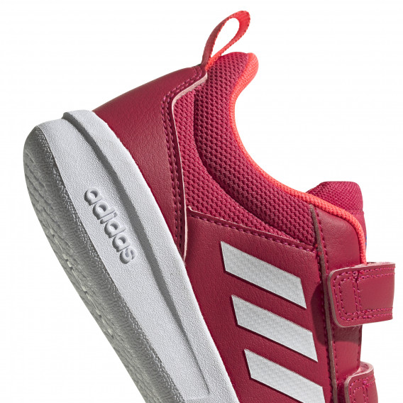 Teniși din piele Adidas cu velcro, roșii Adidas 187431 6