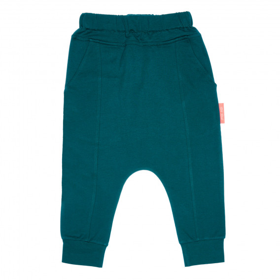 Set tricou și pantaloni lungi, verde închis Moi Noi 187503 5