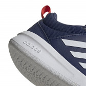 Teniși din piele Adidas cu velcro, albaștri Adidas 187770 5