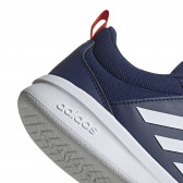 Teniși din piele Adidas, culoarea albastră Adidas 187792 4