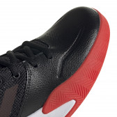 Teniși Adidas din piele neagră, cu accente roșii Adidas 187811 5