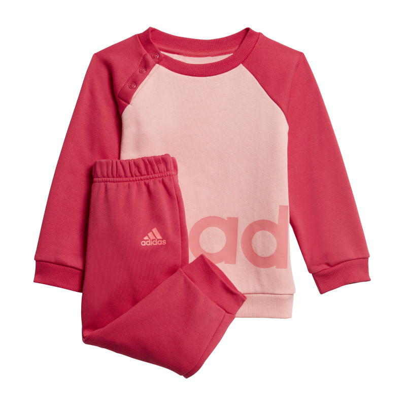 Set de hanorac și pantaloni Adidas pentru fete, roz  187879