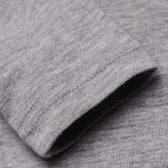 Bluză din bumbac cu mâneci lungi pentru fete, culoare gri Chicco 188812 4