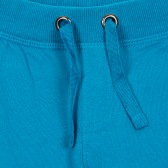 Pantaloni din bumbac cu capete elastice pentru băieți, albastru Cool club 188893 2