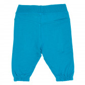 Pantaloni din bumbac cu capete elastice pentru băieți, albastru Cool club 188895 4