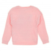 Pulover cu aplicație pentru fete, roz Cool club 188942 4