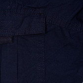 Pantaloni din bumbac cu buzunare exterioare pentru băieți, albastru închis Cool club 189001 3