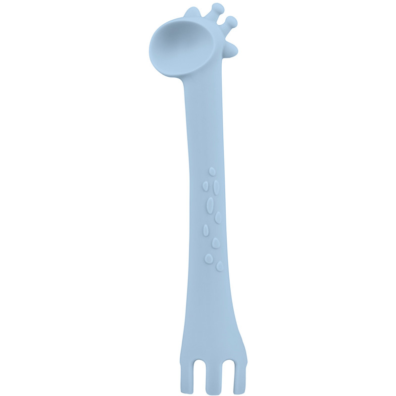 Lingură din silicon, girafă, 1 buc., Albastru  189378