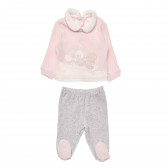 Set de bluză și pantaloni trageți cu picior pentru un bebeluș Chicco 190000 
