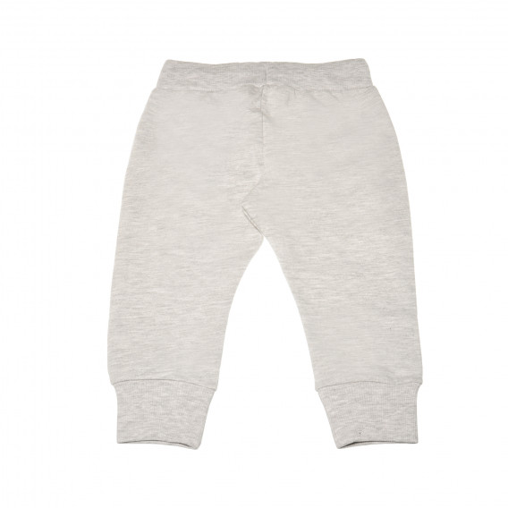Pantaloni bumbac gri melange pentru un băiețel Chicco 190158 2