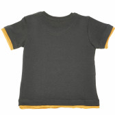 Tricou negru cu imprimeu de becuri, pentru băiat Yellow Submarine 191125 2