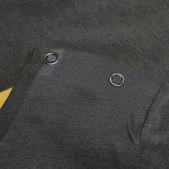 Tricou negru cu imprimeu de becuri, pentru băiat Yellow Submarine 191127 4