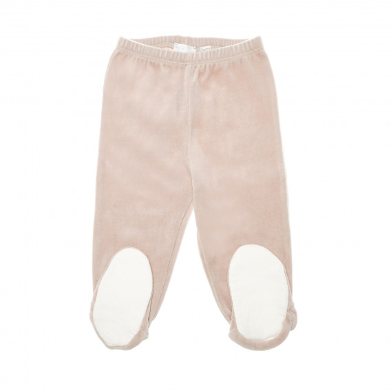 Pantaloni bej cu botoșei pentru bebeluși Chicco 191304 