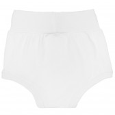 Set alb de doi pantaloni din bumbac pentru bebeluși  Chicco 191310 3