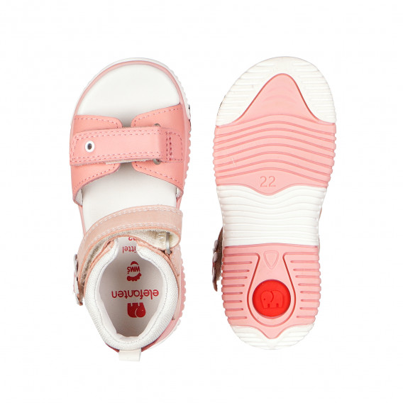 Sandale roz pentru fetiță Elefanten 192087 3
